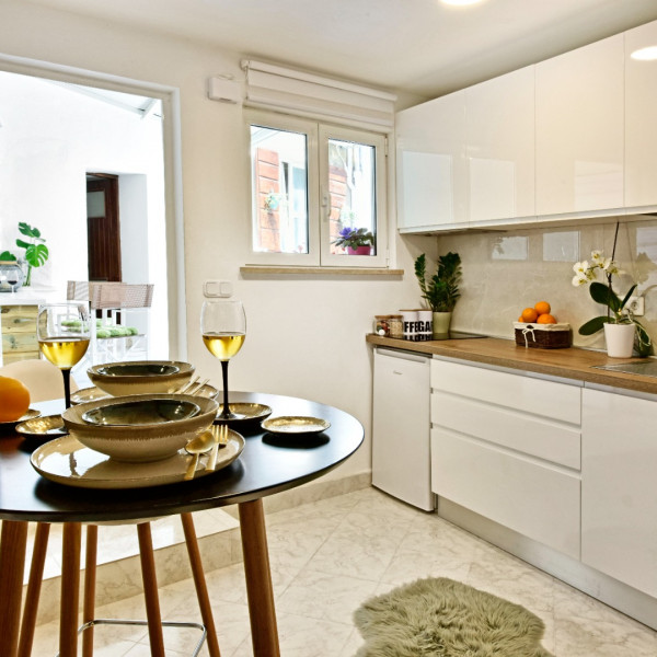 Kitchen, Studio Apartment Ginger Porec, Apartments Aria and Ginger in the center of Poreč and near the sea, Istria - Croatia Poreč